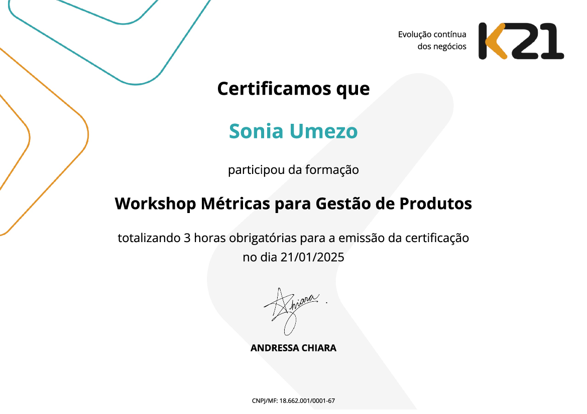 Certificado K21